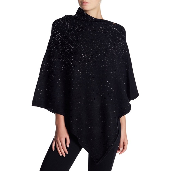 NWOT La Fiorentina Embellished Rhinestone Poncho